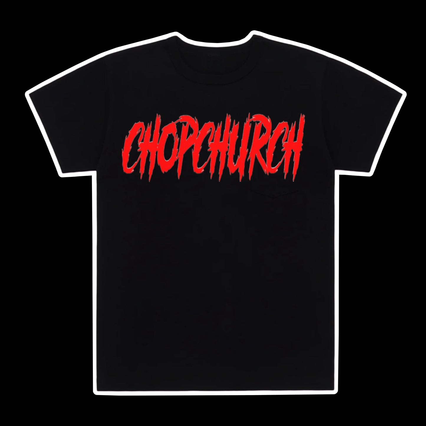 Chop church tee shirt