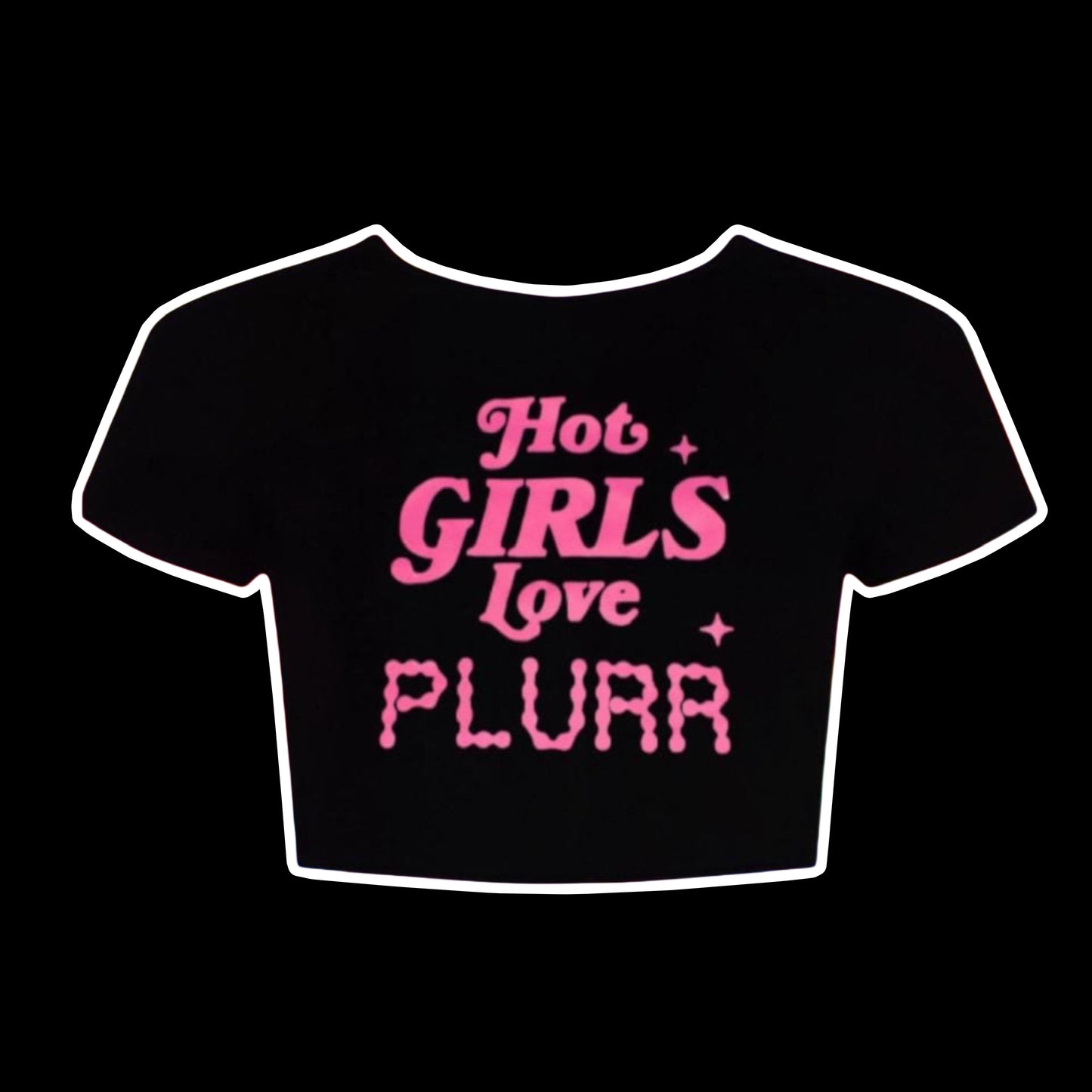 Hot girls love plurr crop top